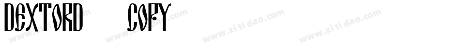 DextorD (COPY 1)字体转换